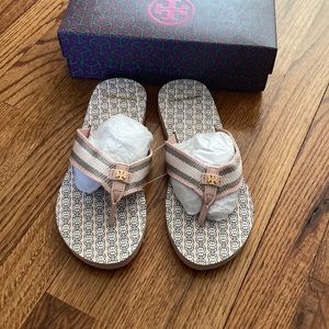 Tory Burch Gemini Flip Flops